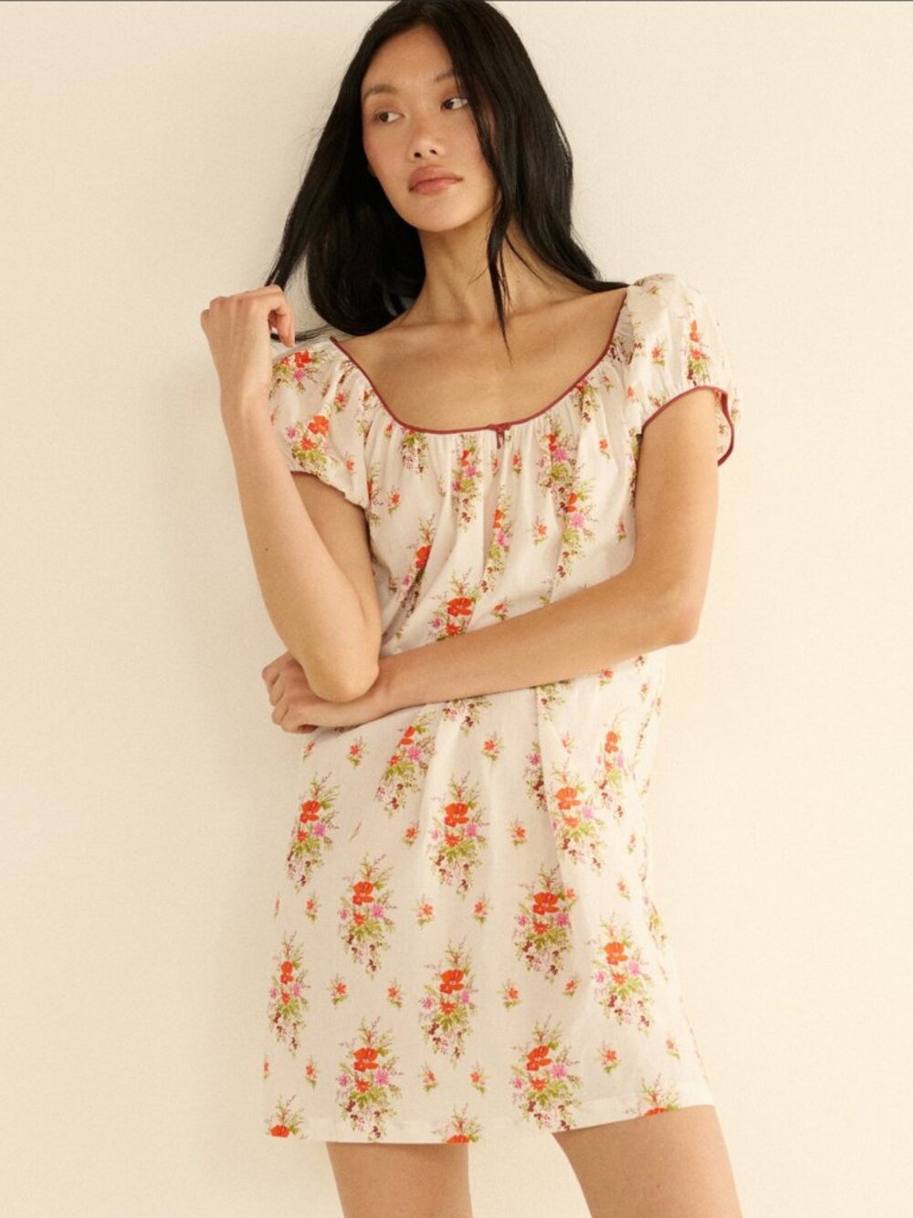 Doen Julia Dress Rose Petit Bouquet De Chamonix